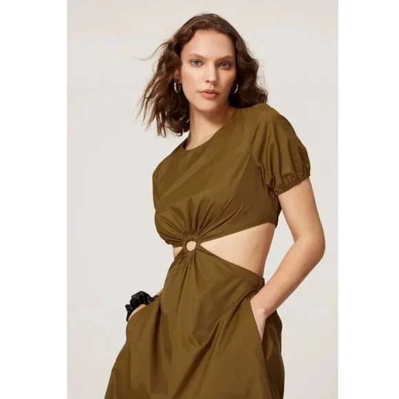 NWT StaudCalypso Cut-Out Maxi Dress Maxi